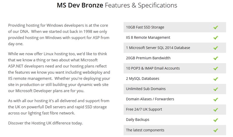 hostinguk.net features